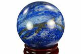Polished Lapis Lazuli Sphere - Pakistan #123448-1